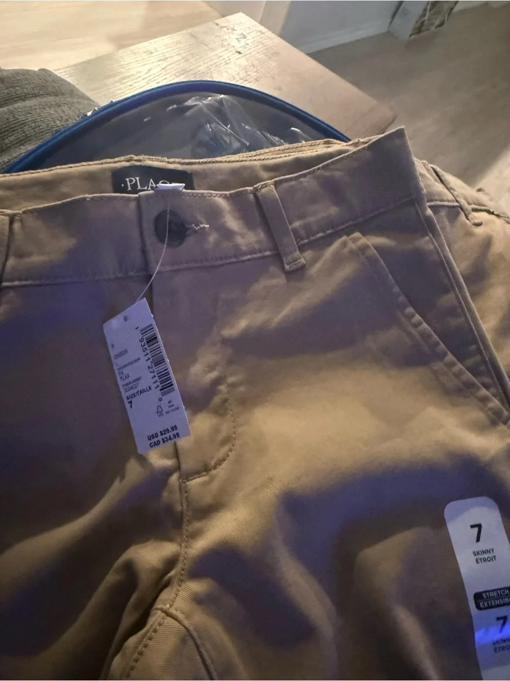 The Children's Place Black Stretch Girls' Bottoms, Size 12 an size 7 in boys